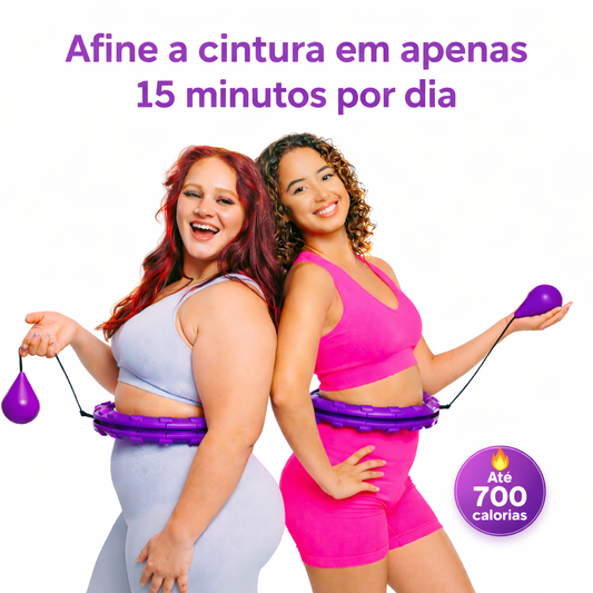 FitHoop™ – Aro Fitness Inteligente para Queimar Calorias e Tonificar